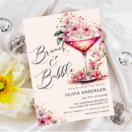 ブランチ&バブリーブライダルシャワーフローラ 招待状