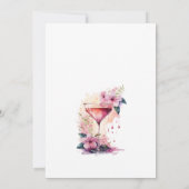 ブランチ&バブリーブライダルシャワーフローラ 招待状 (裏面)