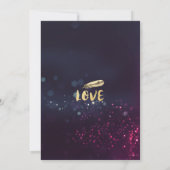 ブランチ&バブリーブライダルシャワーボホフローラフェザー 招待状 (裏面)