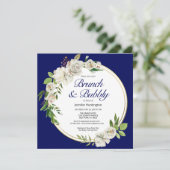 ブランチ&バブリーブライダルシャワーボホ招待状 招待状 (スタンド正面)