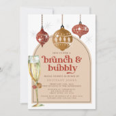 ブランチ&バブリーホリデークリスマスブライダルシャワー 招待状 (正面)