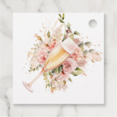 ブランチ&バブリーメッセージカード | フローラブライダルシャワー フェイバータグ (裏面)