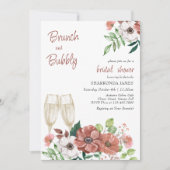 ブランチ&バブリー秋の花ブライダルシャワー 招待状 (正面)