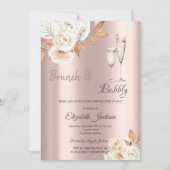 ブランチ&バブリー秋の花ブライダルシャワー 招待状 (正面)