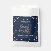 ブランチ&バブリー紙吹雪ブライダルシャワー フェイバーバッグ (正面)