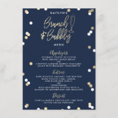 ブランチ&バブリー紙吹雪ブライダルシャワー メニュー (正面)