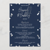 ブランチ&バブリー紙吹雪ブライダルシャワー メニュー (正面)