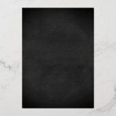 ブランチ&バブリー紙吹雪実在ブライダルシャワー 箔招待状 (裏面)