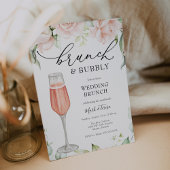 ブランチ&バブリー結婚シャンパンブランチ 招待状