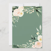 ブランチ&バブリー緑と桃の水色フローラ (裏面)