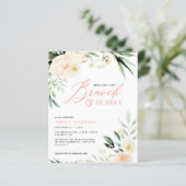 ブランチ&バブリー緑と桃の水色フローラ (スタンド正面)