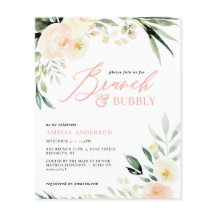 ブランチ&バブリー緑と桃の水色フローラ