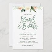 ブランチ&バブリー緑と桃の水色フローラ (正面)