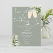 ブランチ&バブリー緑ブライダルシャワー 招待状 (スタンド正面)