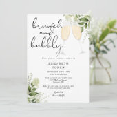 ブランチ&バブリー緑ブライダルシャワー 招待状 (スタンド正面)