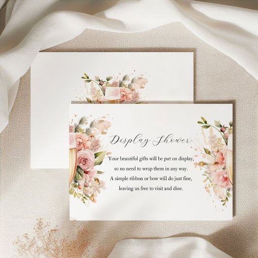 ブランチ&バブリー表示カード | フローラ エンクロージャーカード