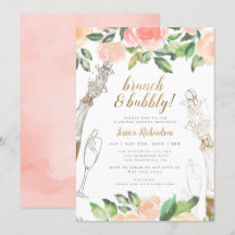 ブランチ&バブリー | シャンパンフローラブライダルシャワー