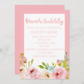 ブランチ&バブリー 招待状 (正面/裏面)