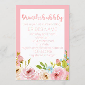 ブランチ&バブリー 招待状