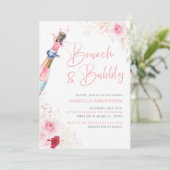 ブランチ&バブルピンクシャンパン 招待状 (スタンド正面)