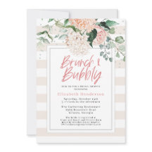 ブランチ&バブルピンクフローラブライダルシャワー