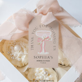 ブランチ&バブルリーシャンパン ブライダルシャワーのお土産 ギフトタグ