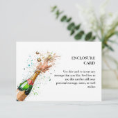 ブランチ&バブルリーシャンパン ブライダルシャワー エンクロージャーカード (スタンド正面)