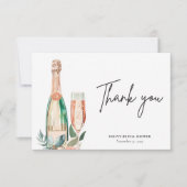 ブランチ＆バブル ブライズシャワー サンキューカード (正面)