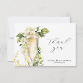 ブランチ＆バブル ブライダルシャワー サンキューカード (正面)