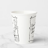 ブランチ＆バブル ブライダルシャワー 紙コップ (左)