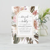 ブランチ&バブーブリーボホブルゴーニュブライダルシャワー 招待状 (スタンド正面)