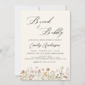 ブランチ&バブーブリーボホワイルドフラワーブライダルシャワー 招待状 (正面)