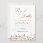 ブランチ&バブーブリーボホワイルドフラワーブライダルシャワー 招待状 (正面)