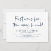 ブランチ、フレンズ、愛、カジュアルブライダルシャワーインヴィータ 招待状 (正面)