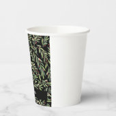 ブランチ&ベリーオンブラックホリデークリスマス 紙コップ (左)