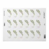 ブランチ&ベリークリスマス差出人住所 ラベル (フルシート)