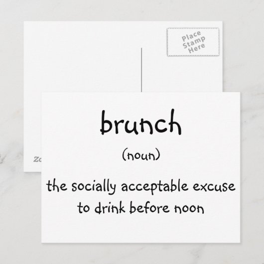 ブランチ ポストカード (正面/裏面)