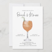 ブランチ&ミモサスサマーカクテルパーティの招待状 招待状 (正面)