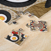 ブランチFractal Art食おもしろいべ物、トマト、卵 ジグソーパズル (側面)