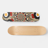 ブランチFractal Art食おもしろいべ物、トマト、卵 スケートボード (横)