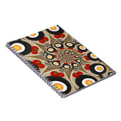 ブランチFractal Art食おもしろいべ物、トマト、卵 ノートブック (右側)