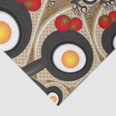 ブランチFractal Art食おもしろいべ物、トマト、卵 薄葉紙 (詳細)