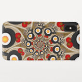 ブランチFractal Art食おもしろいべ物、トマト、卵 Case-Mate iPhoneケース (裏面(横))