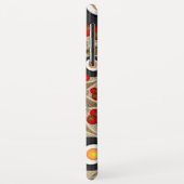 ブランチFractal Art食おもしろいべ物、トマト、卵 Case-Mate iPhoneケース (裏面/左)