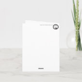 ブランディパーティー時間の招待 カード (裏面)