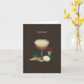 ブランディパーティー時間の招待 カード (黄色い花)