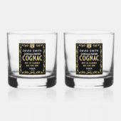 ブランディラバークィアゲニアリアンズ誕生日 ウイスキーグラス (正面)