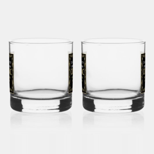 ブランディラバークィアゲニアリアンズ誕生日 ウイスキーグラス (左)