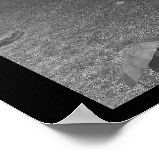 ブランディワインリバー雨日ポスター ポスター (角)