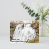 ブランディワイン滝ズアットクヤホガバレー国立公園 ポストカード (スタンド正面)